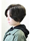 【ゆるさ+メリハリ☆ハンサムショート】
