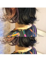 ブレス ヘアー clara店(Bless HAIR) インナーカラー☆ピンク・パープル