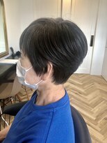 アゲート(agete)&nbsp;大人ショート×ネイビーアッシュ