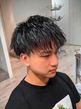 コワファーストナガサキシャンプーボーイ(COIFF1RST NAGASAKI SHAMPOO BOY) ナチュラルツイストパーマ×ショートマッシュ