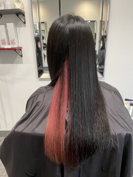 パムス(pams) 【pams】インナーカラー×ピンク