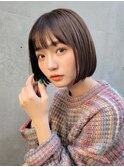 王道のぱつっとミニボブ