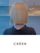 クレール 塚口店(CREER) ブリーチ2回の金髪ボブ☆地毛の色でブリーチの回数が変わる？！