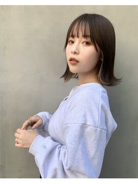 ジーナ 本八幡(Zina) 髪質改善＊デザインカラーミディボブ＊美髪【Zina 本八幡】