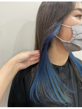 プログレス 龍ヶ崎店(PROGRESS by ヂェムクローバーヘアー) インナーブルー