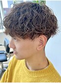 波巻きスパイラルパーマツイストパーマ波巻きパーママッシュ