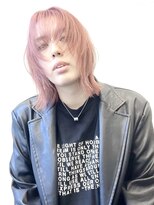 ココ 原宿(KOKO)&nbsp;ピンク黒髪小顔クラゲヘアーオリーブグレーココアベージュ