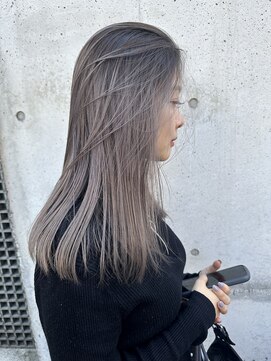 ソルトウォーター(SALT WATER) グレーカラー　ブリーチあり