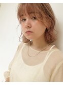 【Link】ゆるウェーブミディアムボブ/ボブ/ウェーブ/ピンク