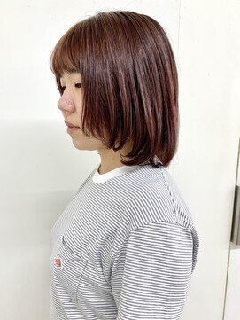 フォーク FOLK 【FOLK】透明感ピンクパープル☆似合わせレイヤーミディアム♪