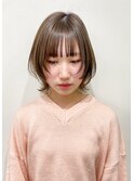 【tomomi*グレージュ*ウルフカット*ショートウルフ*ブリーチ】