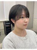 @ayumi_sand マッシュショート グレージュ ショートヘア