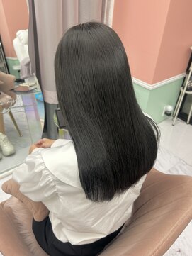 ガーランド(Girland) 【girland】オリーブベージュ　韓国風/レイヤーカット