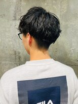 ソレイユ バイ アルフレッド(SOLEIL by alfRed)&nbsp;マッシュショート　ナチュラル波巻きパーマ　ツーブロック