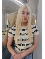 ガガ 心斎橋(GAGA)&nbsp;韓国/ハイトーンカラー/ワンホンヘア/レイヤーカット/髪質改善