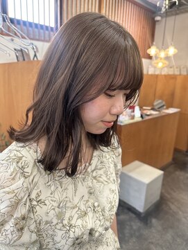 ニール シトロン 名古屋 伏見 丸の内(NEELU citron) 【Neelu_rie】ハーフブリーチで作るまろベージュ