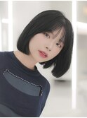 前髪/こなれミディ/イメチェン/ボブヘア/表参道