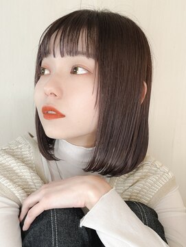 ヘアアンドビューティ ガーデン ベルモール店(HAIR AND BEAUTY GARDEN) ショートボブ韓国丸みショートカットミルクティーベージュカラー
