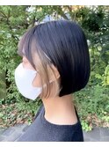 イヤリングカラー#切りっぱなしボブ#ショート#豊橋#豊川#田原