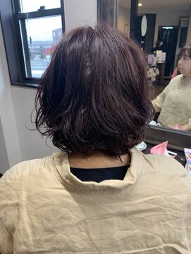 美容室クロシュ ボブ パーマ
