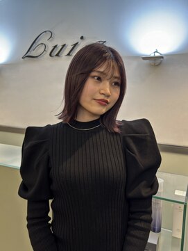 ルィーズ(Lui:z) ラベンダーカラー× 切りっぱミディアム