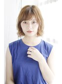 ワンレンボブルフ小顔ネビージュブリーチ縮毛矯正黒髪質改善/136