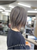 ウルフカット/ダブルカラー/美髪/外ハネボブ/イメチェン