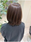 ミディアムレイヤースタイル