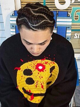 サンディーズバーバーショップ(Sandees) コーンロウ