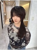 黒髪美髪ローレンロングクラゲウルフ【広島/本通】