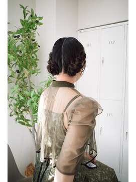 ソヨン 豊田土橋2号店(SOYON) ツイン編み込み/お団子/ヘアアレンジ/ヘアセット/ツインヘア