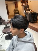 毛流れセンターパート