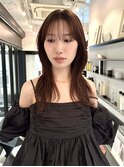 【表参道sheta/中澤】小顔レイヤーカット黒髪ワンレンネビージュ