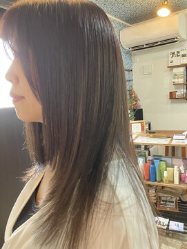 美容室ひろ カット＋ヴィラロドラカラー＋髪質改善トリートメント