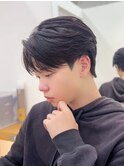 【Zina】メンズ/韓国/センターパート/縮毛矯正/福岡/天神/大名