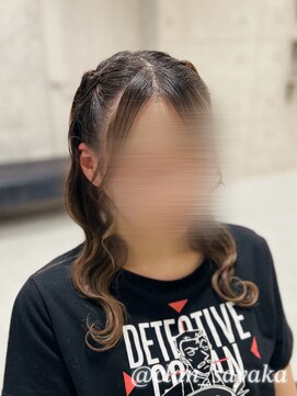 クランルシェ(clan luce) ねじりハーフツイン/心斎橋ヘアセット