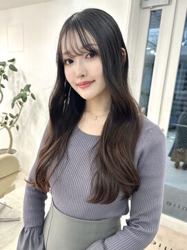 レミエ ダイカンヤマ(lemiie) レイヤーカット★韓国ヘア★綺麗めロング