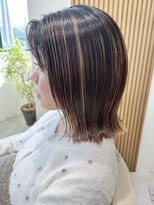 コンティロミー(CONTI ROMMY.)&nbsp;ボブ◎エアタッチバレイヤージュ細めハイライト◎20代～50代