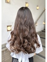 ヘアアンドメイク スタジオ ミムロ(HAIR&MAKE STUDIO MIMURO)&nbsp;レイヤーカット・コテ巻き風パーマ
