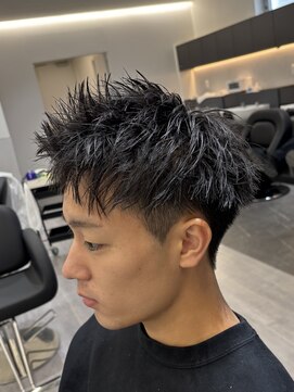 ビカムメンズヘアー 栄店(become men's hair) 短髪スパイキーショート/大人短髪/簡単セット/名古屋/栄
