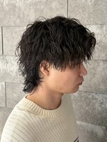 ニアウ 伊勢崎連取店(Niau) ツイストスパイラルパーマメンズウルフシャドウパーマ