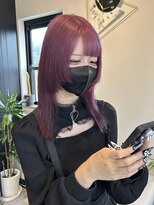 アンドアイズム(and.I'sm) パープルピンク/ブリーチあり