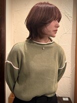 フランジェッタヘアー(Frangetta hair)&nbsp;ふんわりピンクベージュ×レイヤー♪担当川合