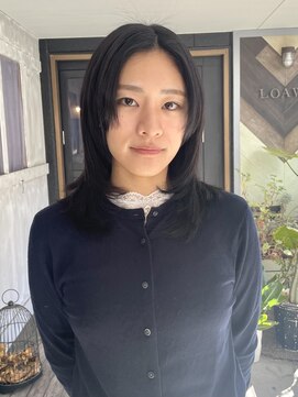 ロウイ 下北沢(LOAWe) #LOAWe style 「ハッシュカット グレージュ 」