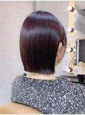 髪質改善ボブ縮毛矯正ミディアムレイヤー似合わせカット門前仲町