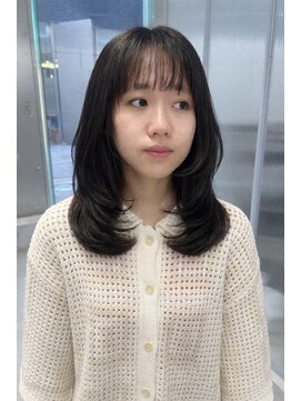 ガリカ 大名(Gallica) <ゲスト>落ち着きのあるミディアムレイヤー x グレージュ