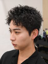 フィフス 渋谷(fifth)&nbsp;渋谷アクティブショート緩めルーズショートパーマビジネスヘア