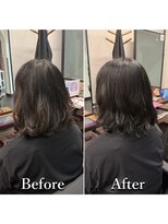 ヘアカラー専門店カラープラス石和店&nbsp;40代50代60代/BeforeAfter/白髪染め/おしゃれ染め