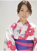 【Plant hair】 yukata style