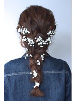 アトリエサニーデイ(atelier SUNNY DAY)&nbsp;編みこみ/三つ編み/ヘアアレンジ/ヘアセット/ヘアメイク/メイク